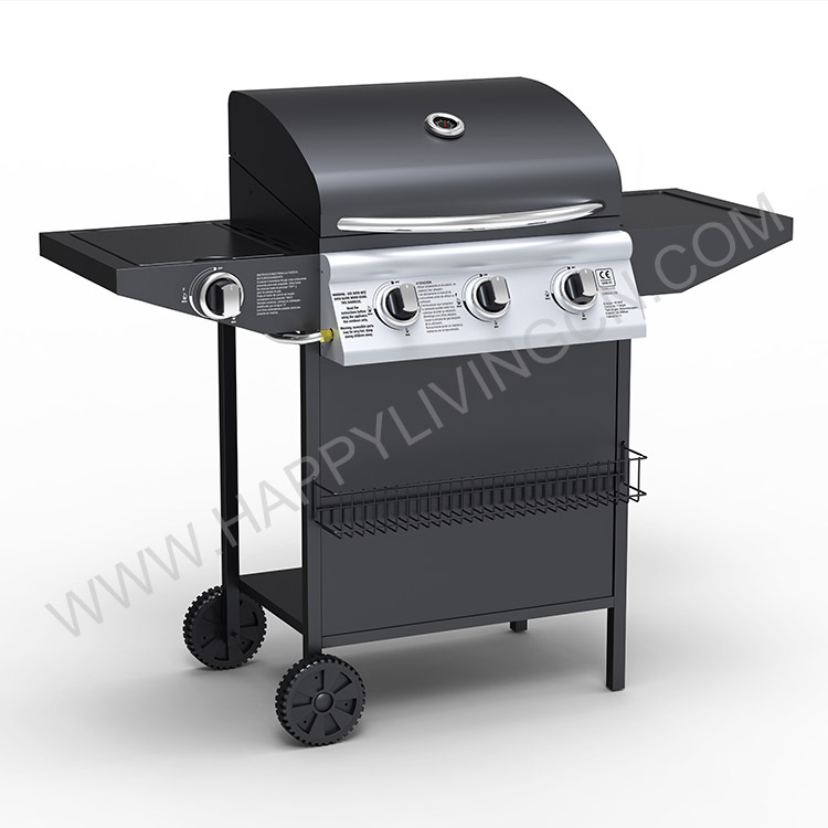 G9203B-SB 3+1 Burner Gas BBQ