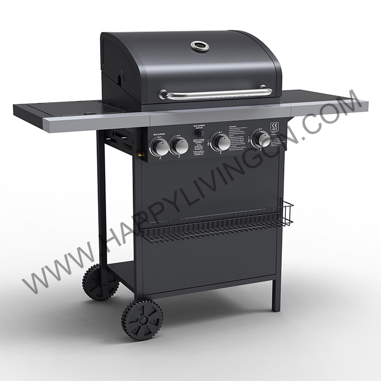 G9303BE-SB 3+1 Burner Gas BBQ