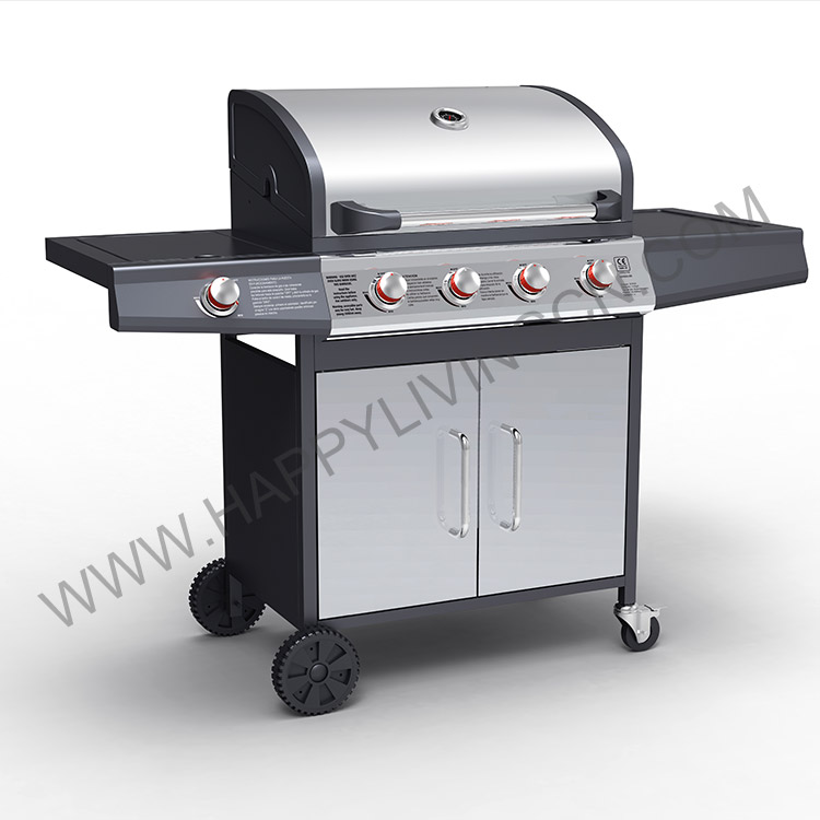 G9404AE-SB 4+1 Burner Gas BBQ