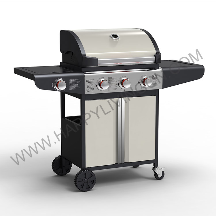 G9503AE-SB（Cream） 3+1 Burner Gas BBQ